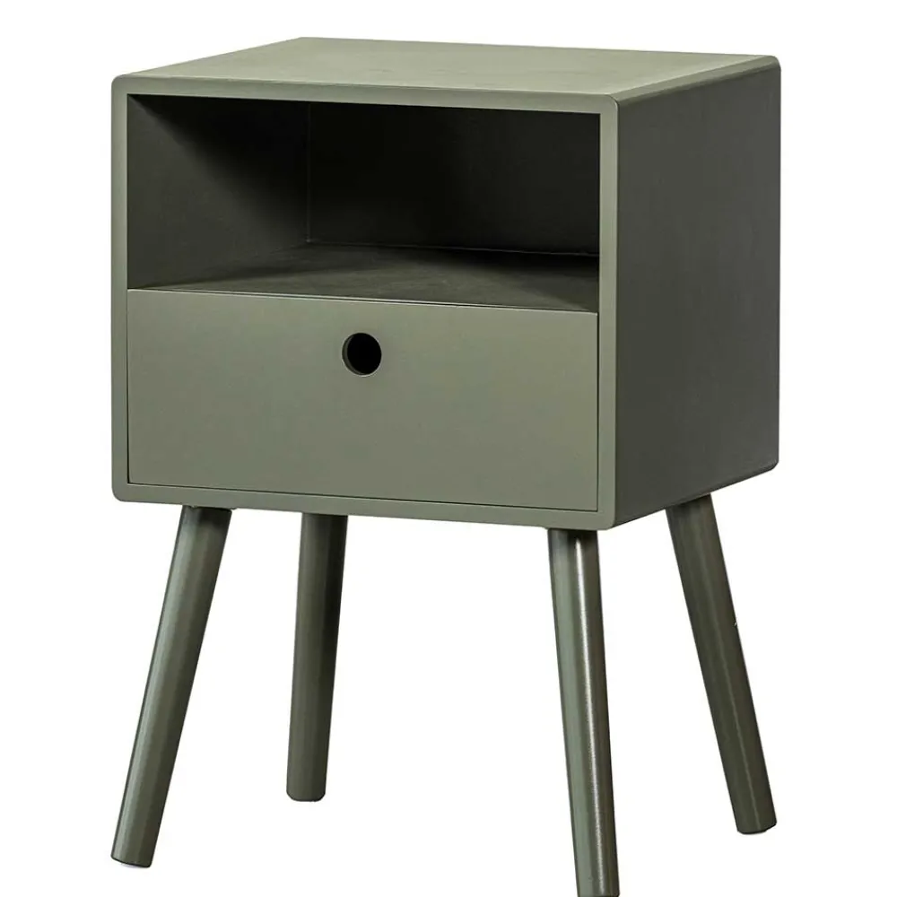 Wohnen Nachtkommode in Dunkelgrün - Joi