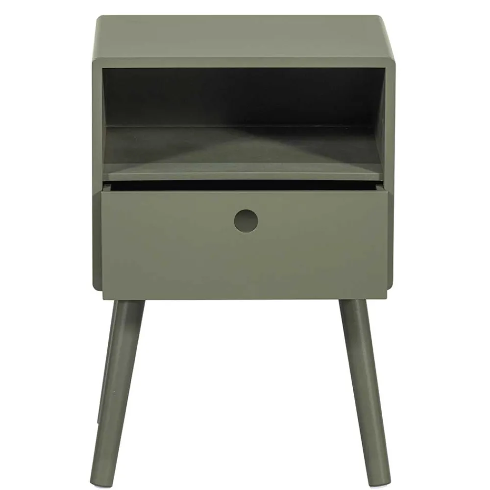 Wohnen Nachtkommode in Dunkelgrün - Joi