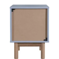 Wohnen Nachtkommode in Grau mit Eiche - Caldaro