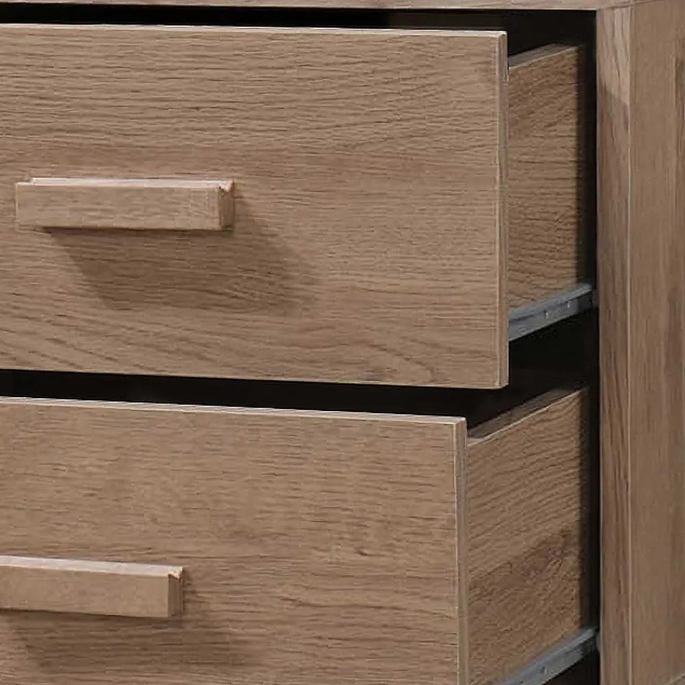 Wohnen Nachttische*Nachtkommode in Holzoptik Eiche - Benns