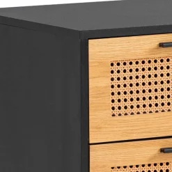 Wohnen Skandinavische Möbel|Kommoden*Nachtkommode in Natur und Schwarz - Around