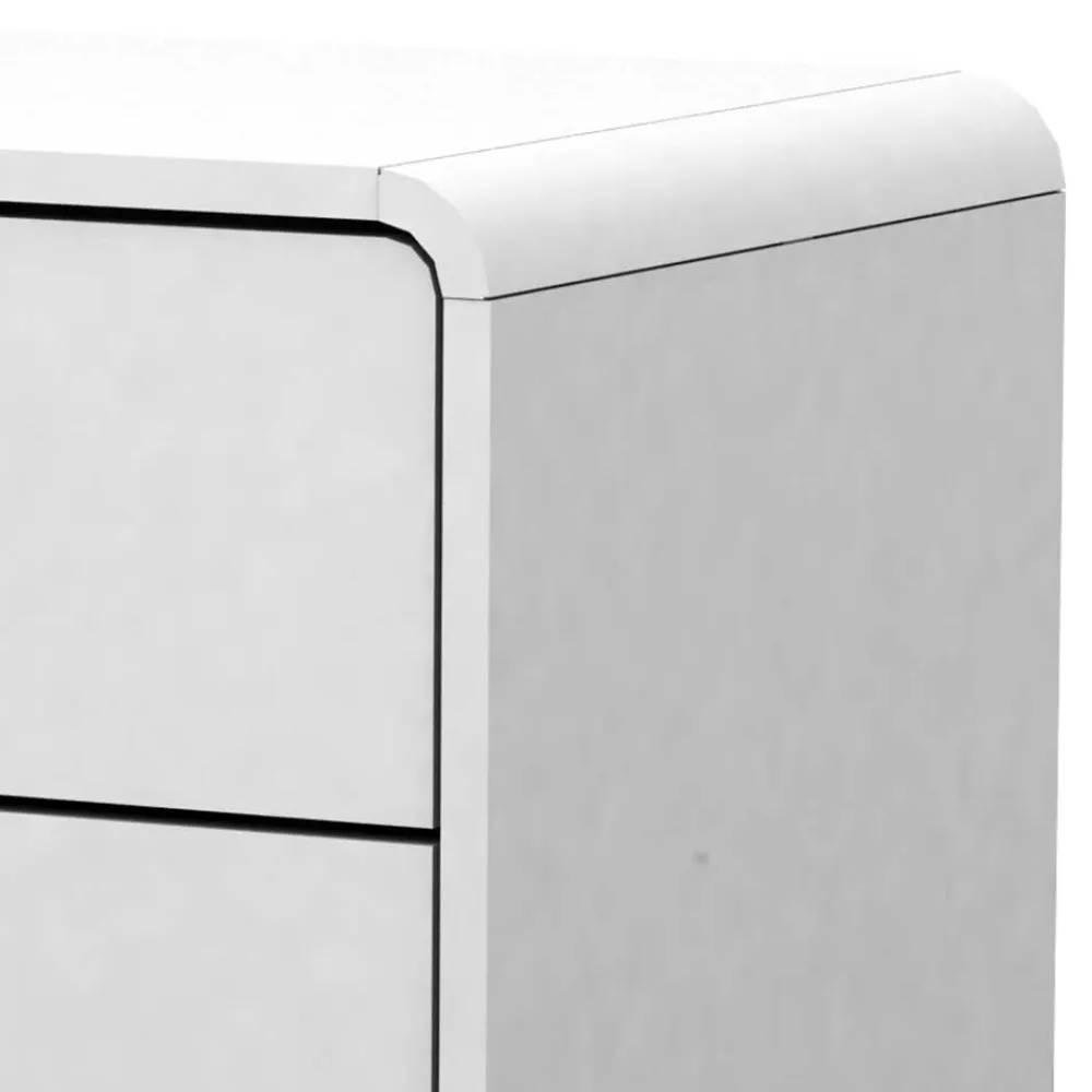 Wohnen Nachttische|Kommoden*Nachtkommode in Weiß mit Eiche - Kolreva