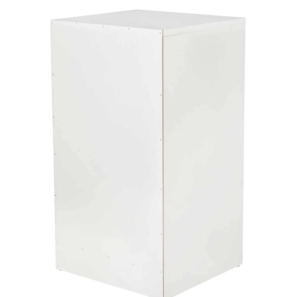 Wohnen Nachttische|Kommoden*Nachtkommode in Weiß mit Metallgriffen - Guantama