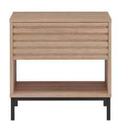 Wohnen Kommoden|Nachttische*Nachtkommode mit einer Schublade und Fach - Lunira