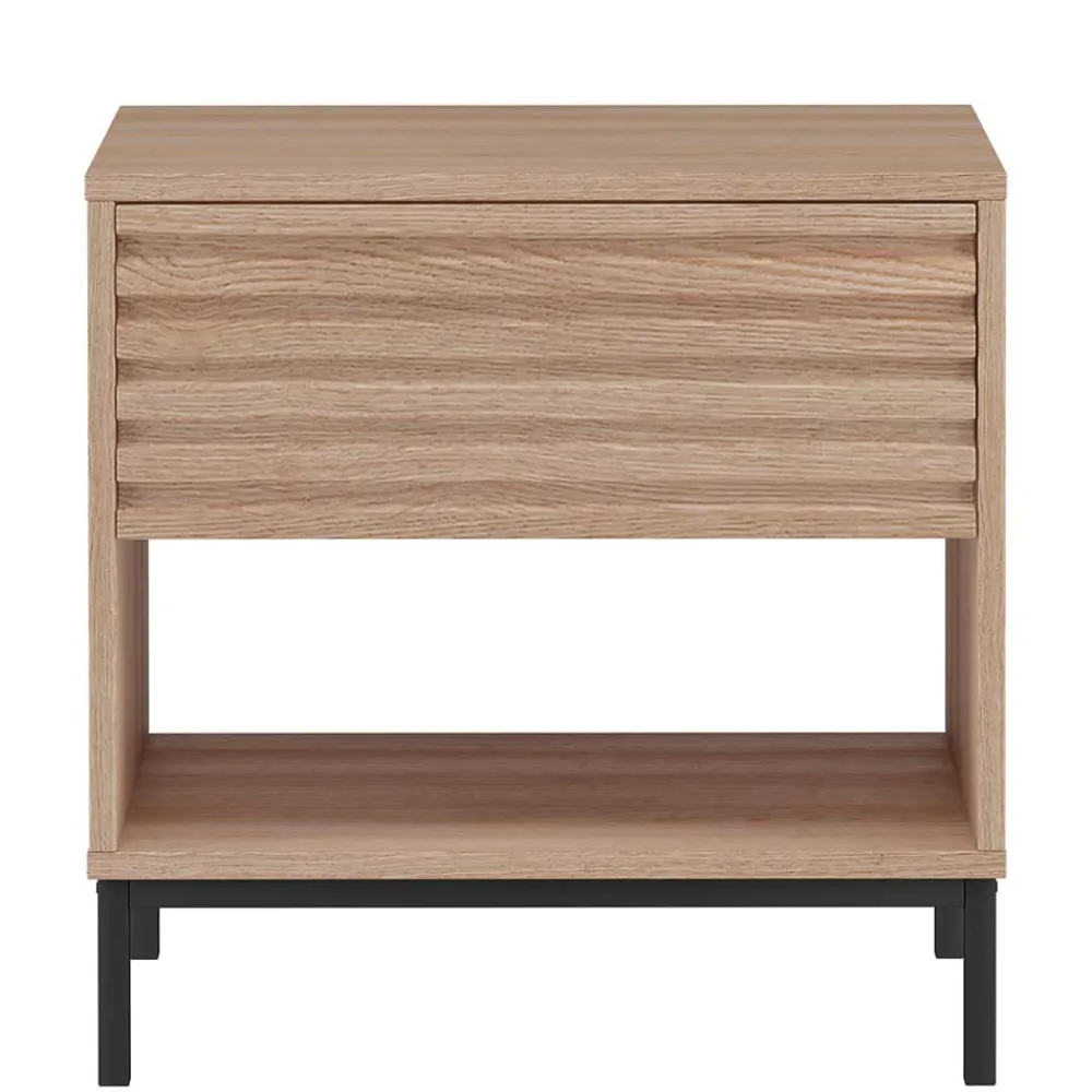 Wohnen Kommoden|Nachttische*Nachtkommode mit einer Schublade und Fach - Lunira