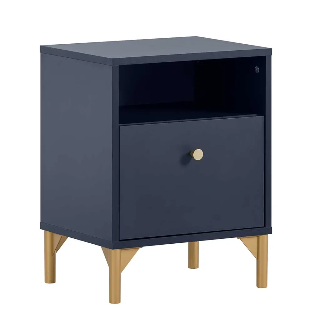 Wohnen Nachttische|Kommoden*Nachtkommode mit Fach und Schublade - Inbano