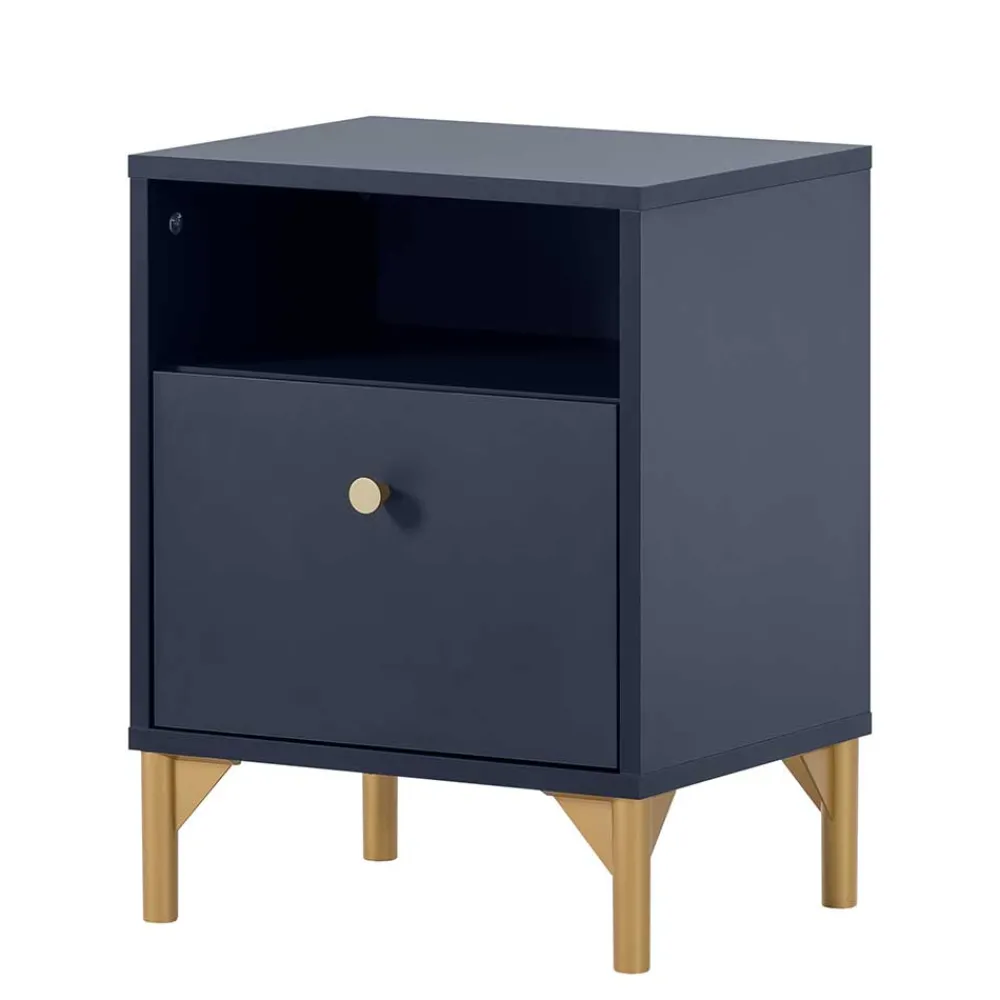 Wohnen Nachttische|Kommoden*Nachtkommode mit Fach und Schublade - Inbano