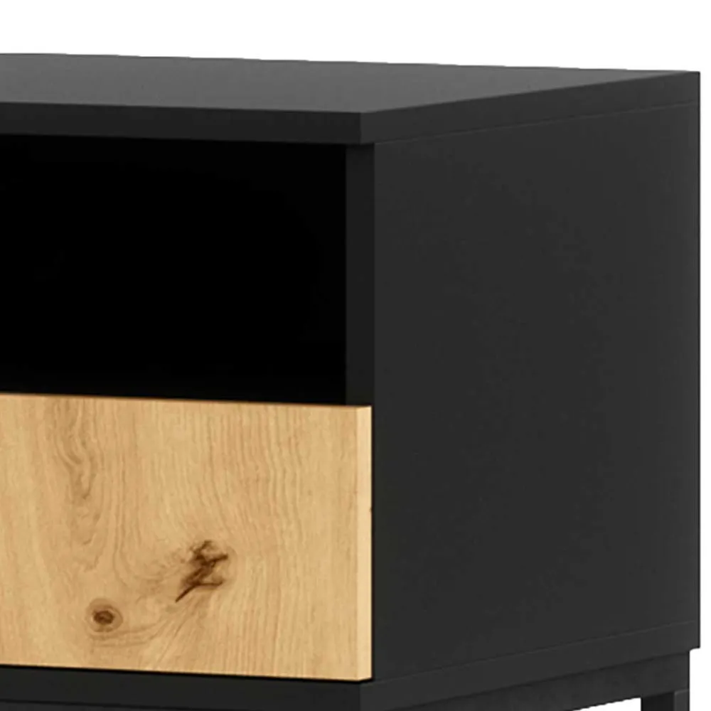 Wohnen Nachtkommode mit Fach und Schublade - Cavan