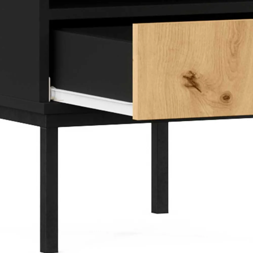 Wohnen Nachtkommode mit Fach und Schublade - Cavan