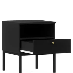 Wohnen Nachtkommode mit Fach und Schublade - Groot