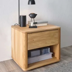 Wohnen Nachtkommode mit Schublade und Fach - Phila