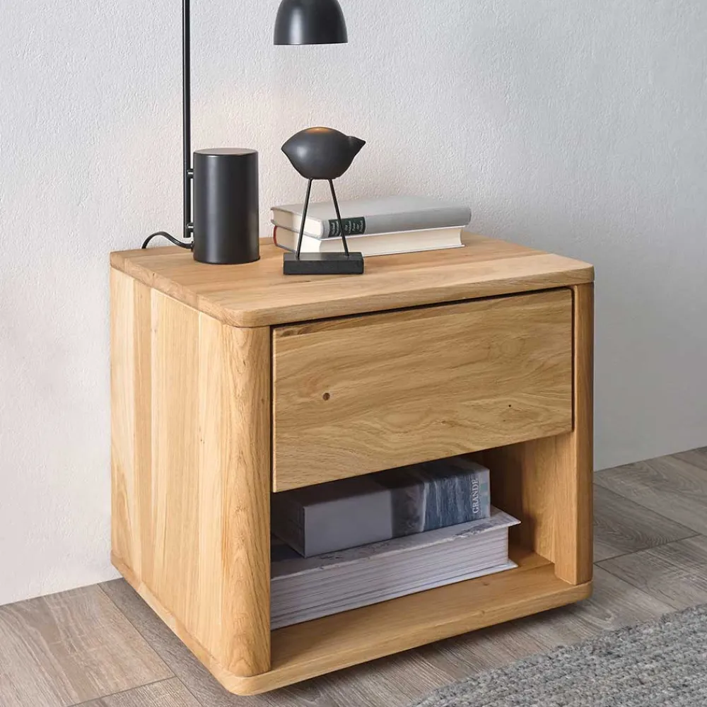 Wohnen Nachtkommode mit Schublade und Fach - Phila