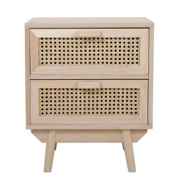 Wohnen Kommoden|Rattanmöbel*Nachtkommode mit Wiener Geflecht - Oncinasa