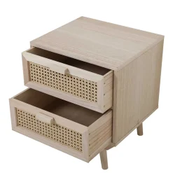 Wohnen Kommoden|Rattanmöbel*Nachtkommode mit Wiener Geflecht - Oncinasa