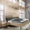 Wohnen Nachtkommoden & Doppelbett Kombi - Licruva I (dreiteilig)