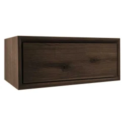 Wohnen Nachtkonsole aus Eiche Rauchfarben Dunkel - Basin