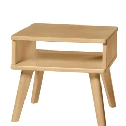 Wohnen Nachtkonsole aus Holz Eiche hell - Ilatada