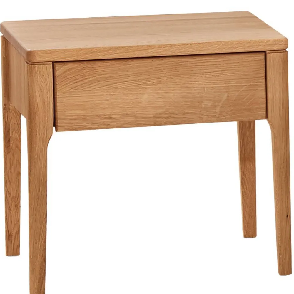 Wohnen Nachttische*Nachtkonsole aus Wildeiche Massivholz - Babahira