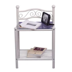 Wohnen Italienische Möbel|Kommoden*Nachtkonsole Barret in Weiß