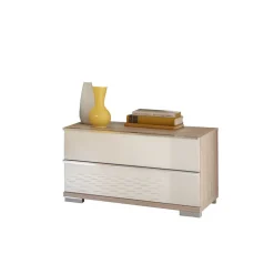 Wohnen Nachtkonsole Bosays in Weiß