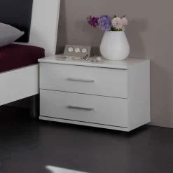 Wohnen Nachttische*Nachtkonsole Flurina in Alpinweiß