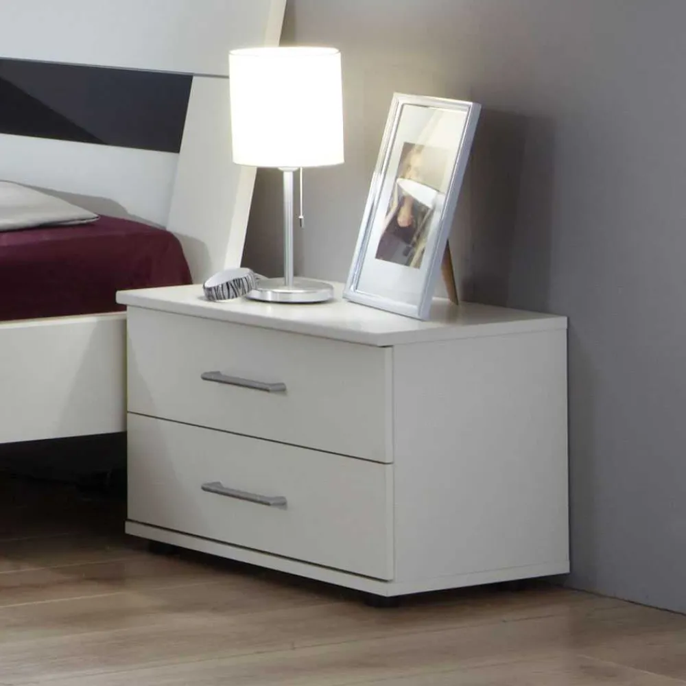 Wohnen Nachttische*Nachtkonsole Flurina in Alpinweiß