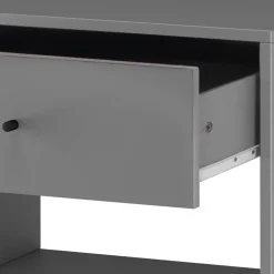 Wohnen Nachttische*Nachtkonsole in Grau mit Schwarz - Lagista