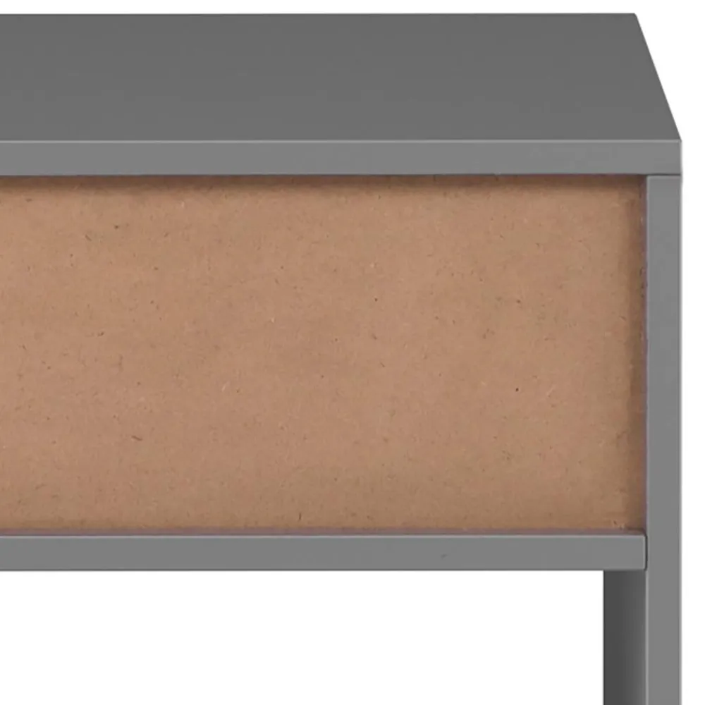 Wohnen Nachttische*Nachtkonsole in Grau mit Schwarz - Lagista