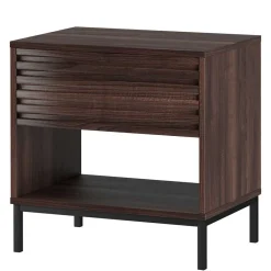 Wohnen Nachtkonsole in Walnuss Holzoptik - Teleska