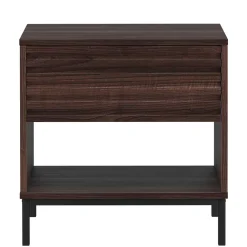 Wohnen Nachtkonsole in Walnuss Holzoptik - Teleska