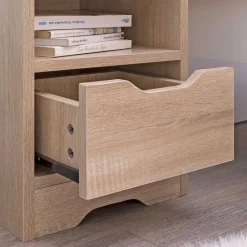 Wohnen Nachtkonsole mit Fach und Schublade - Mavricara