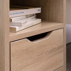 Wohnen Nachtkonsole mit Fach und Schublade - Mavricara