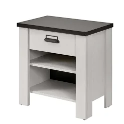 Wohnen Nachtkonsole mit Schublade & zwei Fächern - Tramos