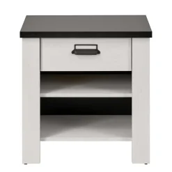 Wohnen Nachtkonsole mit Schublade & zwei Fächern - Tramos