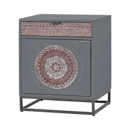 Wohnen Nachtschrank - dekorativ mit Mandala - Mesusco
