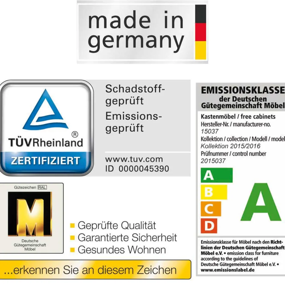 Wohnen Nachttische|Kommoden*Nachttisch Konsole Bosays in Weiß (zweiteilig)