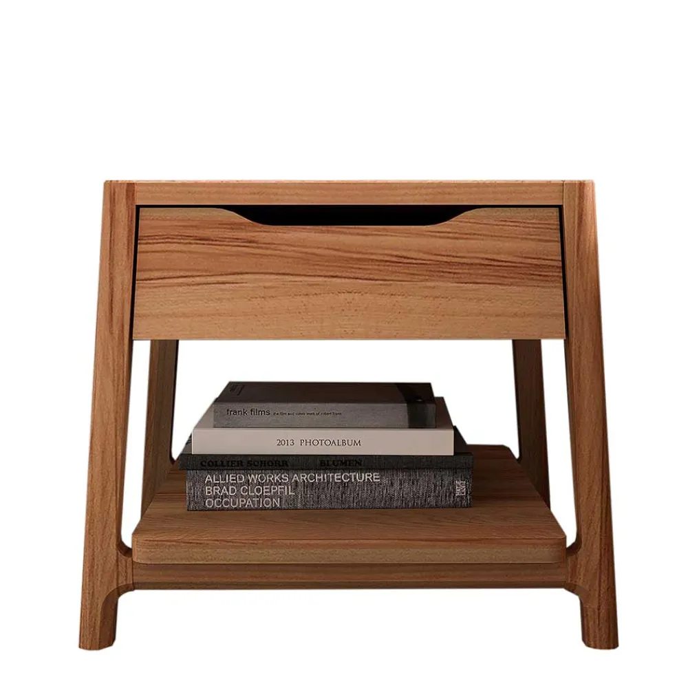 Wohnen Nachttische*Nachttisch mit Schublade und Ablage - Lana