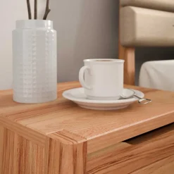 Wohnen Nachttische*Nachttisch mit Schublade und Ablage - Lana