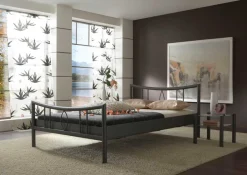 Wohnen Kommoden|Nachttische*Nachttisch Virginia in Dunkelgrau