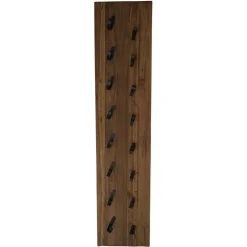 Wohnen Naturbelassenes Weinregal mit 16 Halterungen - Teako