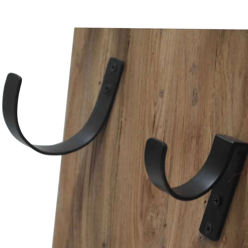 Wohnen Naturbelassenes Weinregal mit 16 Halterungen - Teako