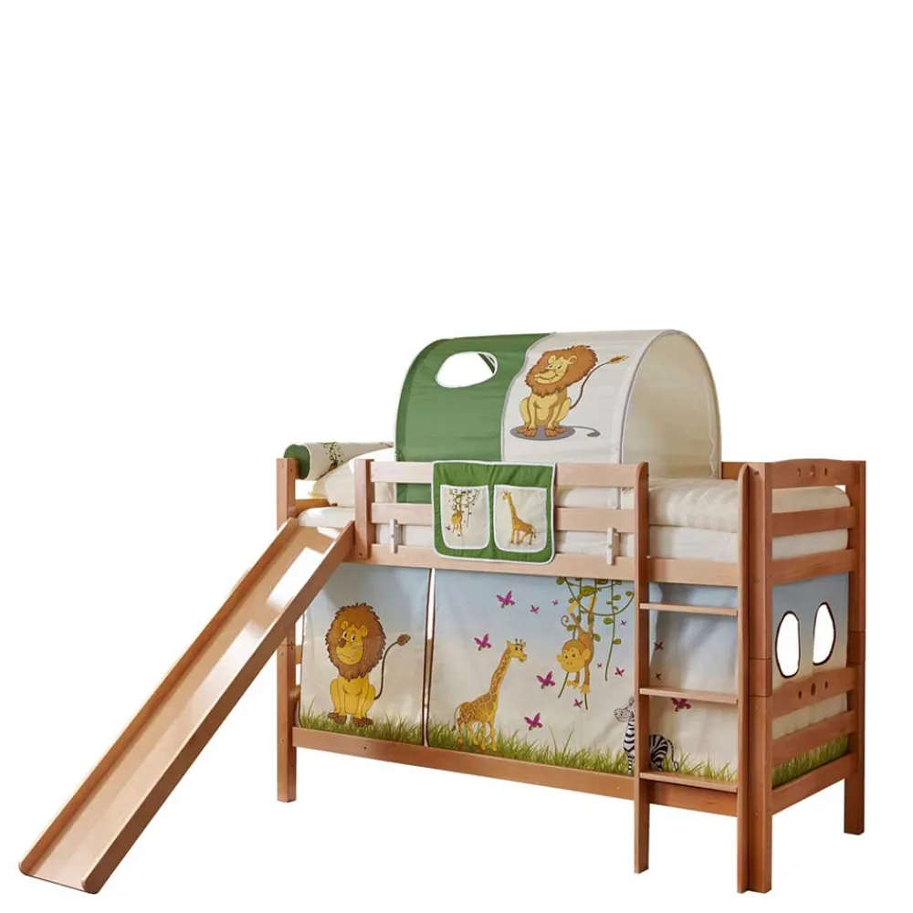Kinder Wohnen Naturfarbenes Abenteuer Etagenbett Afrika - Perlina