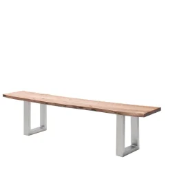 Wohnen Naturkanten Esstisch-Bank in Akazie Natur - Fixum