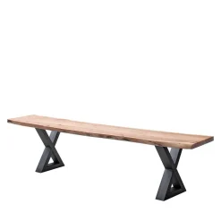 Wohnen Naturkanten Esszimmerbank Akazie Natur - Coriba