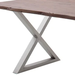 Wohnen Naturkanten Esszimmertisch in Walnuss - Adison