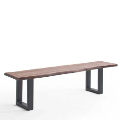 Wohnen Naturkanten Küchenbank in Walnuss Akazienholz - Ubratum