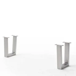 Wohnen Naturkantenbank in Akazie Grau - Cortessa