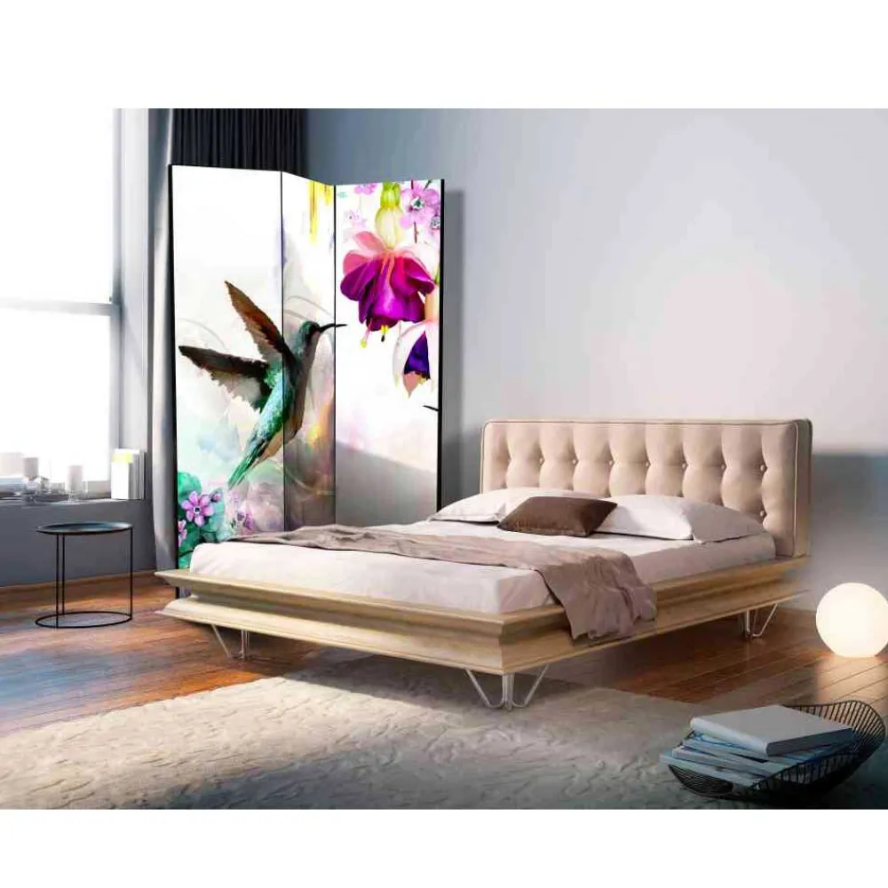 Wohnen Kinder-Paravents*Naturmotiv Paravent Kolibri & Fuchsie - Joosu