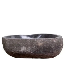 Wohnen Vasen*Naturstein Waschbecken als Aufsatzbecken - Mossora