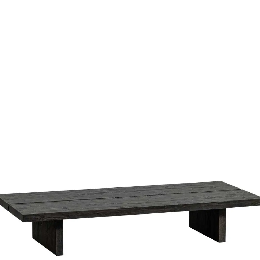 Wohnen Asiatische Möbel*Niedriger Couchtisch in Dunkelbraun Holzoptik - Rosiblo